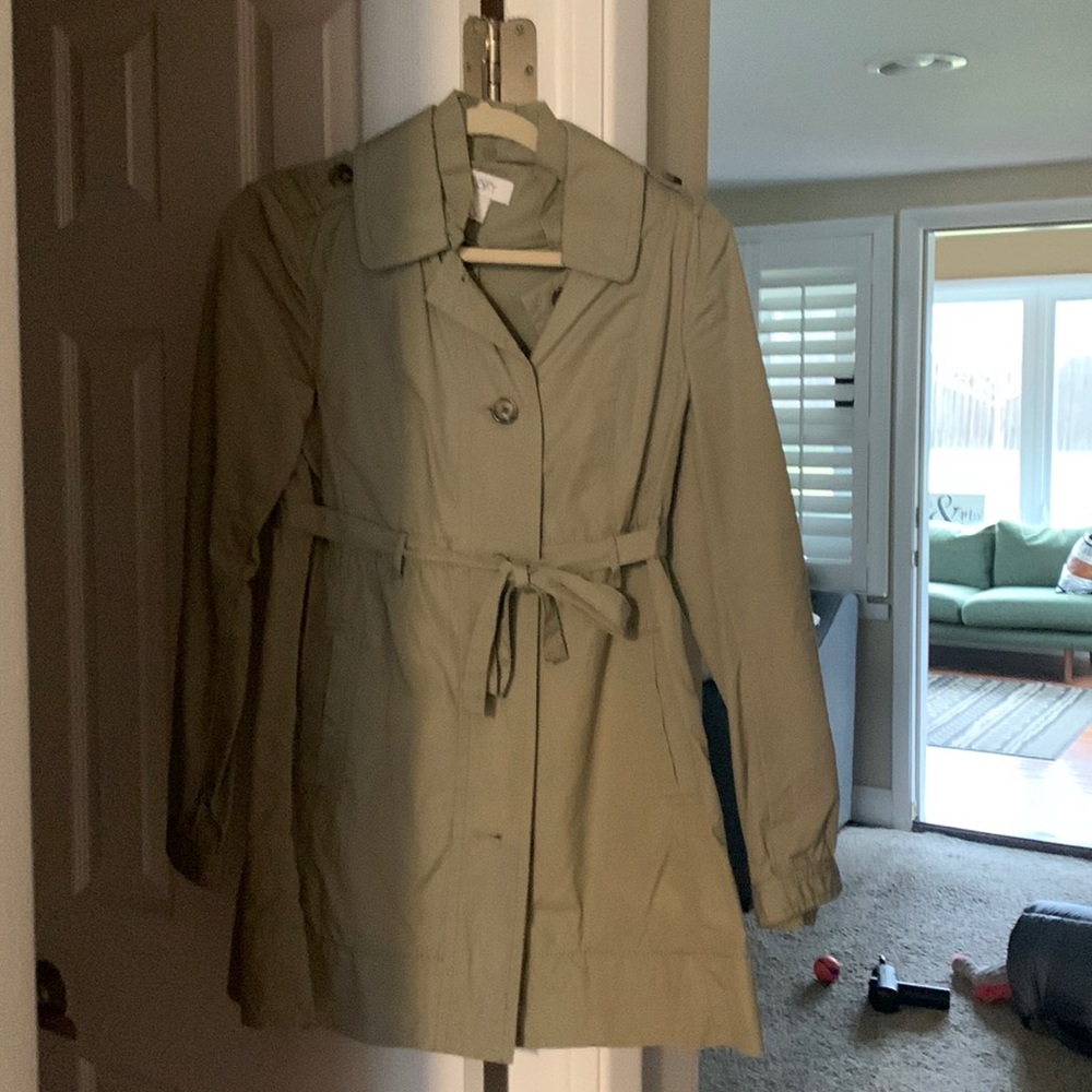 Loft trench coat size 0